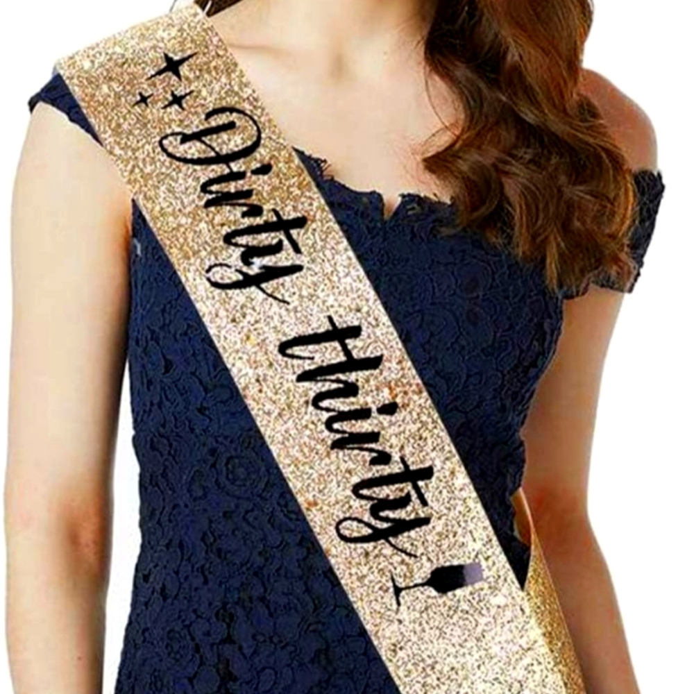 30th birthday sash and crown